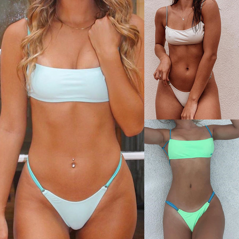 Damen Sportliches Bikini-Set mit verstellbaren Trägern R&B