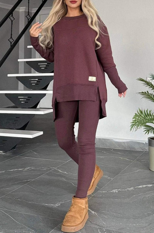 Damen Bequemes Lounge-Set mit modernem Oversized-Schnitt R&B