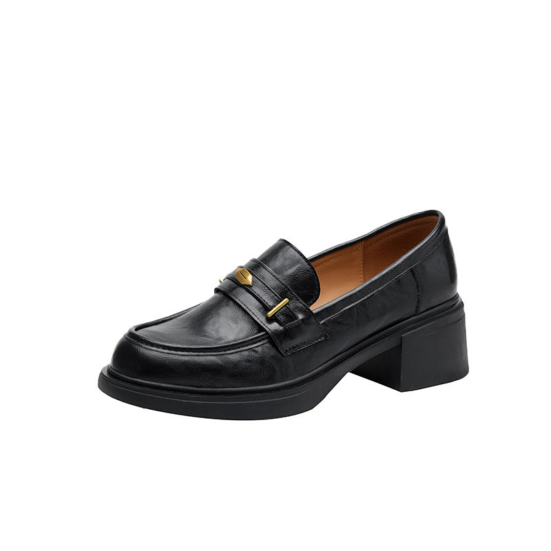 Damen Klassische Mokassin mit eleganter Schnallen-Applikation R&B