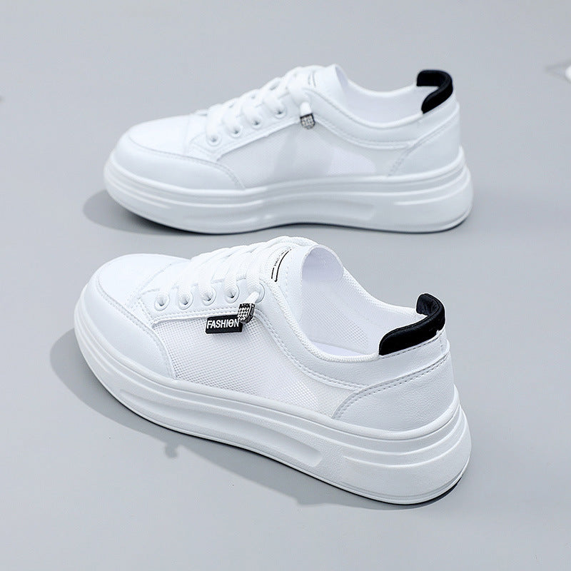 Damen Sportliche Freizeit Sneaker mit atmungsaktivem Mesh-Obermaterial und dämpfender Sohle R&B