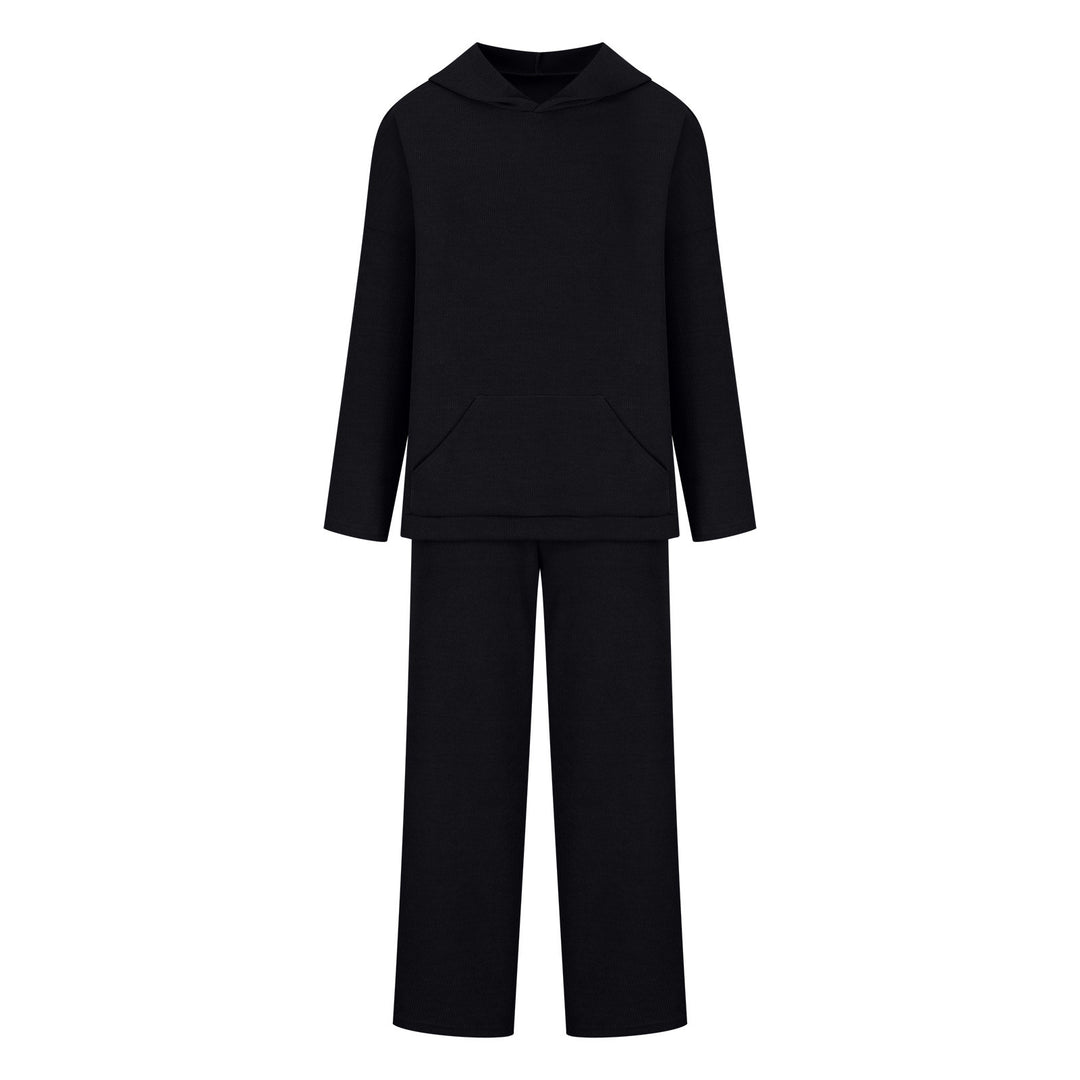 Damen lässiges Sweatshirt- und Pants-Set mit oversized Schnitt R&B