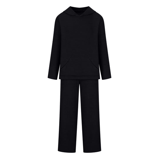 Damen lässiges Sweatshirt- und Pants-Set mit oversized Schnitt R&B