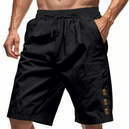 Herren lässige Sport-Shorts mit elastischem Bund und praktischen Seitentaschen R&B