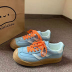 Damen Komfortable Sneaker mit atmungsaktiver Oberflächenstruktur und dämpfender Sohle