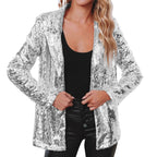 Damen Glitzer Blazer EB