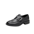 Damen elegante Schnürschuhe mit modischem Schnallen-Detail R&B