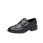 Damen elegante Schnürschuhe mit modischem Schnallen-Detail R&B