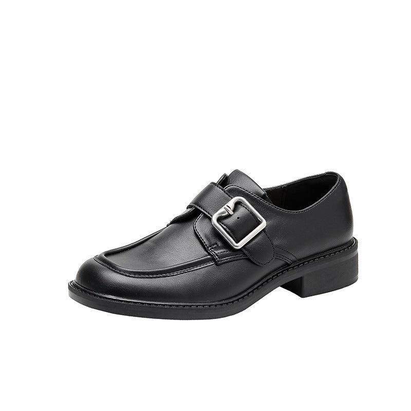Damen elegante Schnürschuhe mit modischem Schnallen-Detail R&B