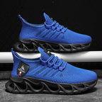 Damen Atmungsaktive Fitness-Sneaker mit rutschfester Sohle und elastischem Schnürsystem R&B