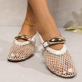 Damen Netzhigh Heels mit glänzendem Verschluss und eleganter Silhouette R&B