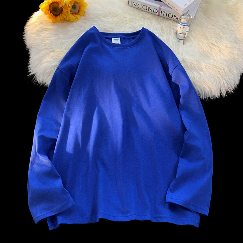 Damen Lässiges Langarmshirt aus hochwertiger Baumwolle R&B