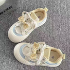 Damen verspielte Sneaker mit dekorativen Rüschen und komfortabler Dämpfung R&B
