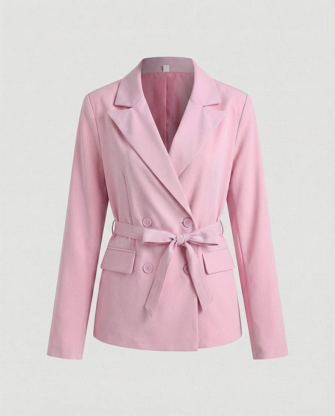 Damen elegante Blazerjacke mit Bindegürtel