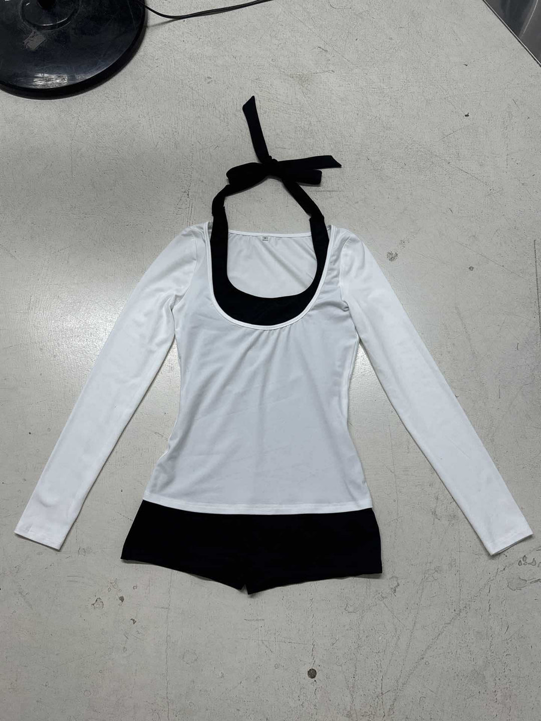 Damen Bademode Einteiler mit lässigem Schnitt und verstellbarem Träger R&B