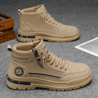Damen Modische High-Top Sneakers mit praktischem Reißverschluss R&B
