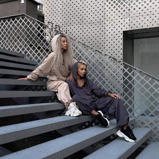 Damen Kurze Regenjacke R&B