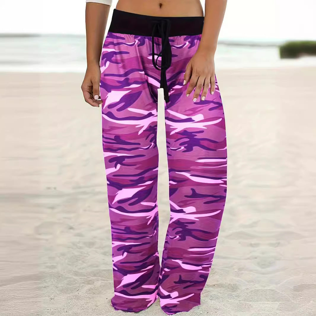 Damen Cargo-Hose mit lässigem Schnitt und modischem Camouflage-Muster R&B