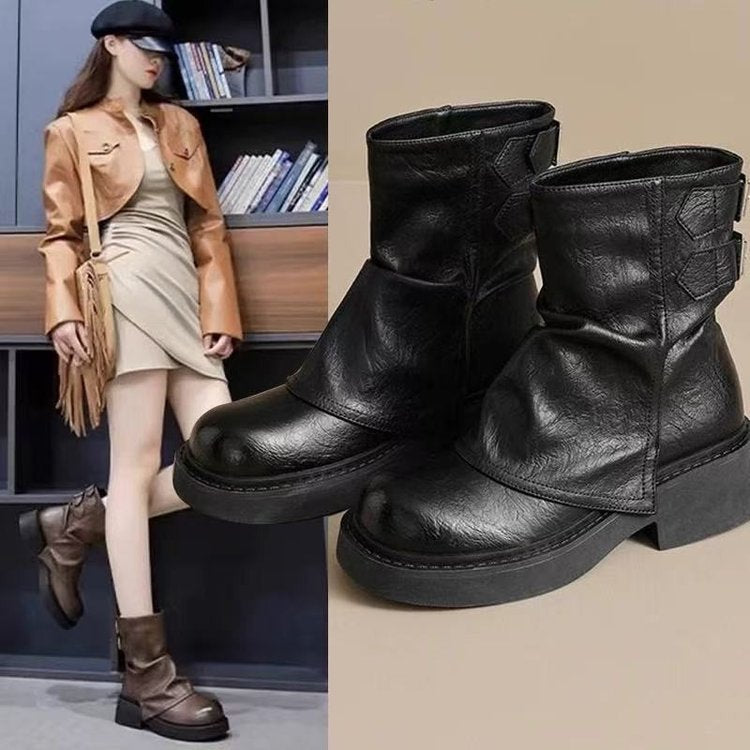 Damen Stiefeletten mit modischem Design und komfortabler Sohle R&B