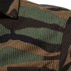 Herren nan feines Cord-Übershirt mit Brustpatten, durchgehender Knopfleiste und körpernaher Silhouette R&B
