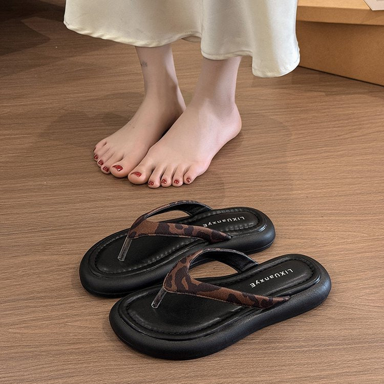 Damen komfortable Zehentrenner-Sandalen mit ergonomischer Innensohle und flexiblem Riemendesign R&B