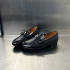 Damen Elegante Mokassins aus hochwertigem Leder mit stilvoller Schnallenverzierung R&B