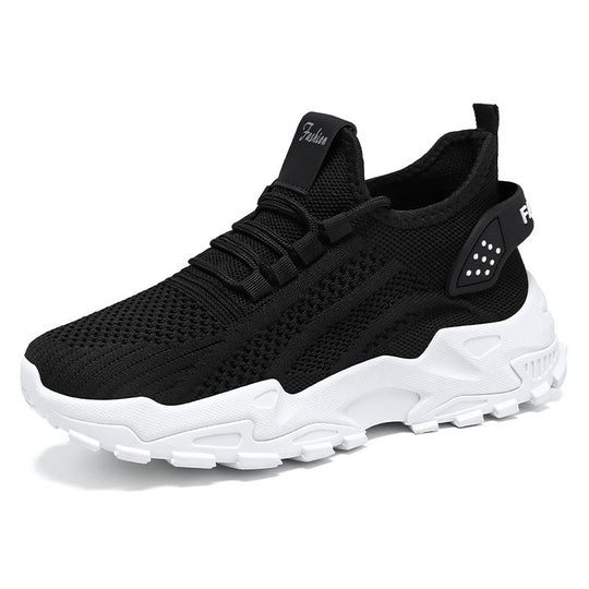 Damen Sportliche Lauf-Sneaker mit atmungsaktivem Strickoberteil R&B
