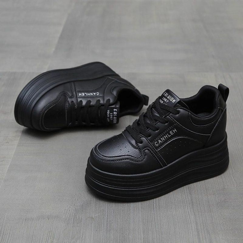 Damen modische Plateau Sneakers