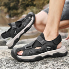 Damen Sportliche Outdoor-Sandalen mit verstellbarem Riemen und rutschfester Sohle R&B