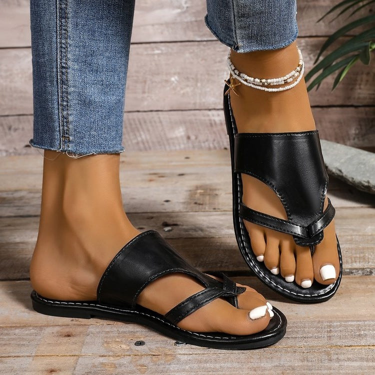 Damen komfortable Zehentrenner-Sandalen mit stylischem Design R&B