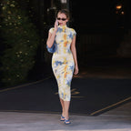 Damen Maxikleid im elegantem Floral Design R&B