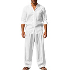Herren lässiges Oberteil und lockere Hose Set R&B