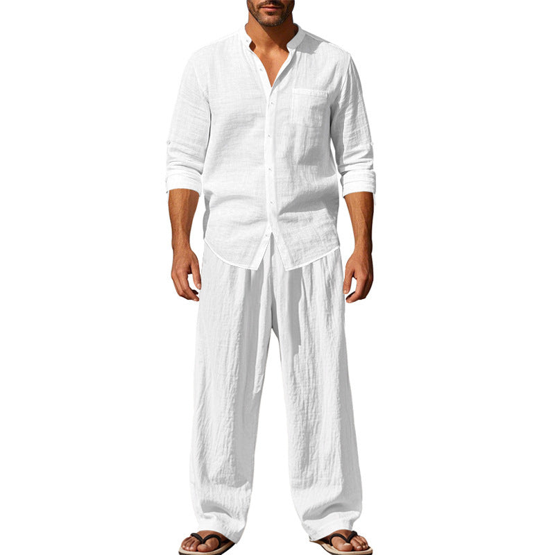 Herren lässiges Oberteil und lockere Hose Set R&B