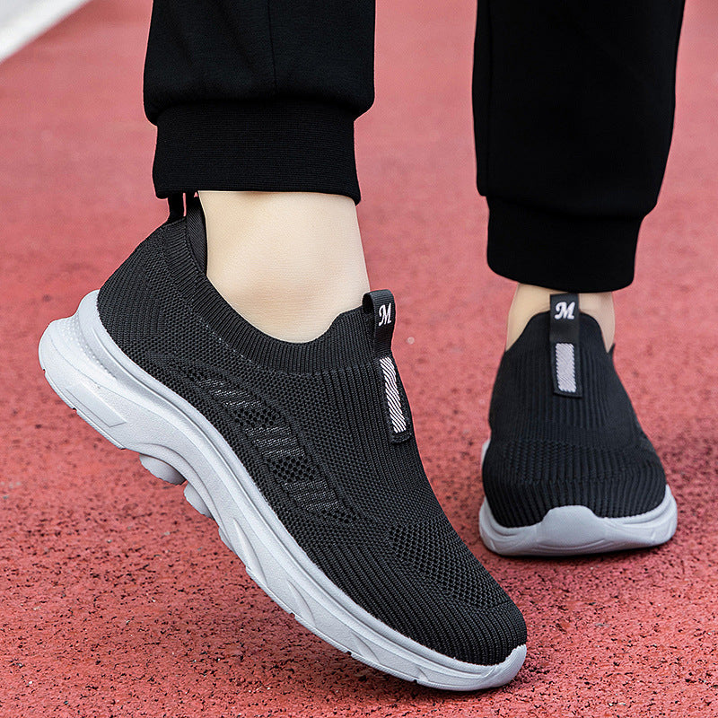 Damen Bequeme Slip-On Fitnessschuhe mit atmungsaktivem Obermaterial R&B