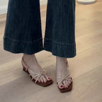 Damen Slingback-Pumps mit modischem Design und bequemer Wedge-Sohle R&B