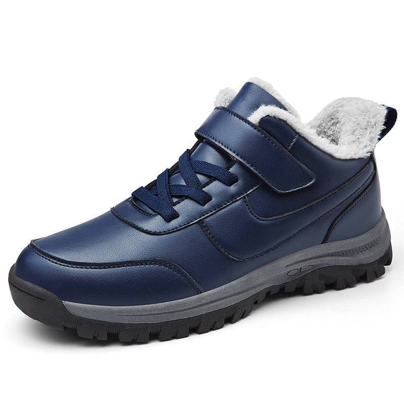 Damen Warmgefütterte Winterstiefel mit rutschfester Sohle und verstellbarem Klettverschluss R&B