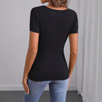 Damen Eleganter Body mit kunstvoller Stickerei R&B