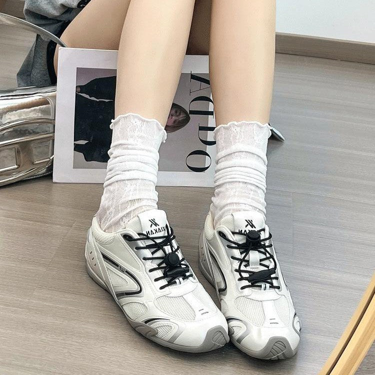 Damen sportliche Laufschuhe mit atmungsaktiver Oberflächenstruktur und stabiler Dämpfungstechnologie R&B