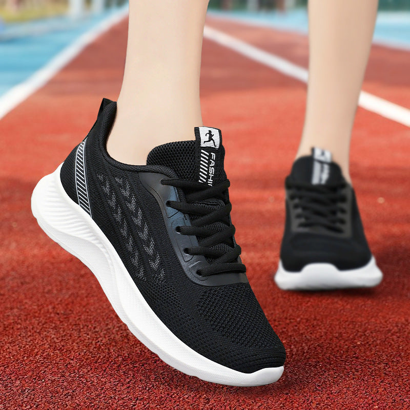 Damen Sportliche Leichtgewicht Sneakers mit atmungsaktiver Mesh-Oberfläche R&B