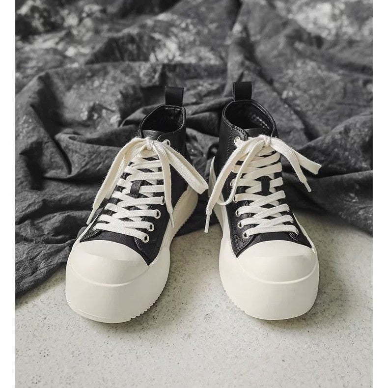 Damen Hohe Sneakers mit robustem Plateau und sportlichem Design