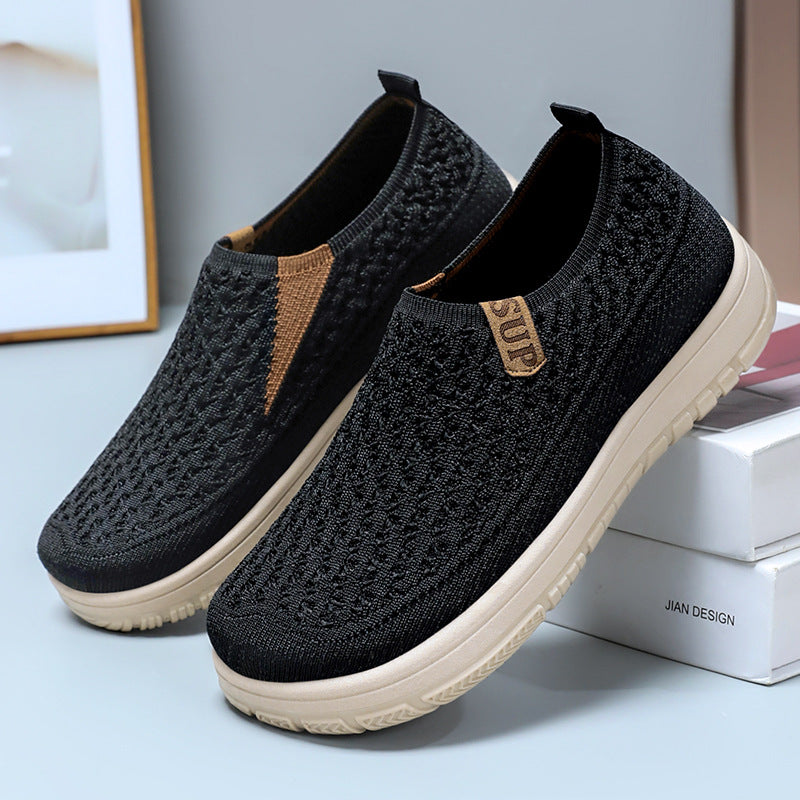 Damen Atmungsaktive Slip-On Freizeitschuhe mit elastischem Design R&B