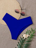 Damen Hochtaillierter Bikiniunterteil R&B