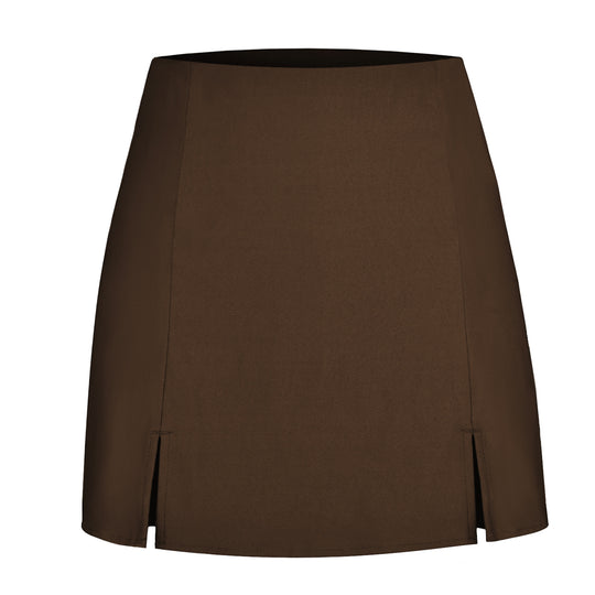 Damen Designer Minirock mit seitlichen Schlitzen R&B