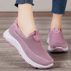 Damen Leichte und atmungsaktive Freizeitschuhe mit elastischem Einsatz