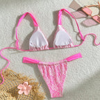 Damen Triangel-Bikini mit eleganten Spitze-Details R&B
