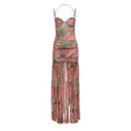 Damen Elegant und fließendes Maxikleid mit floralem Motiv R&B