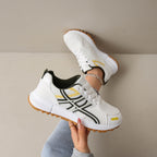 Damen Sportliche Sneakers mit atmungsaktiver Mesh-Oberfläche und rutschfester Laufsohle R&B