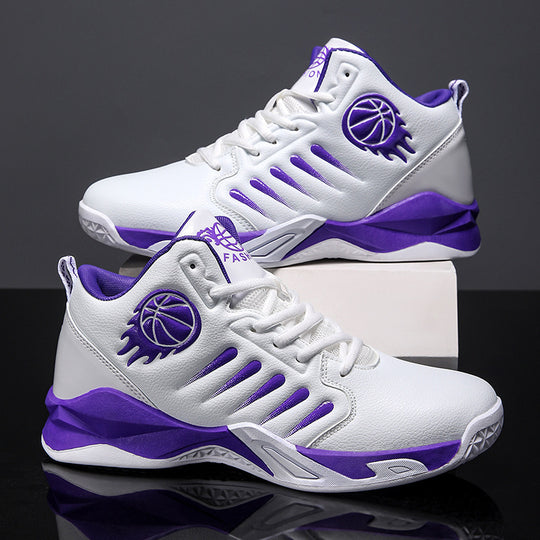 Damen Sportliche Basketball Sneakers mit rutschfester Laufsohle und atmungsaktivem Obermaterial R&B