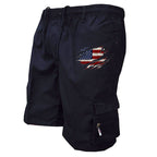 Herren Cargo-Shorts mit praktischen Seitentaschen und elastischem Bund