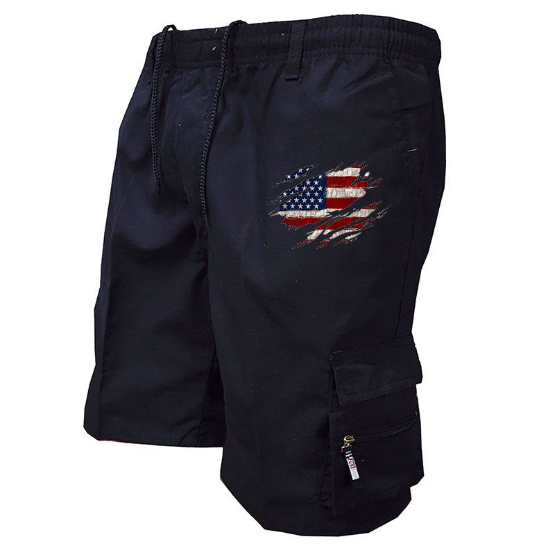 Herren Cargo-Shorts mit praktischen Seitentaschen und elastischem Bund