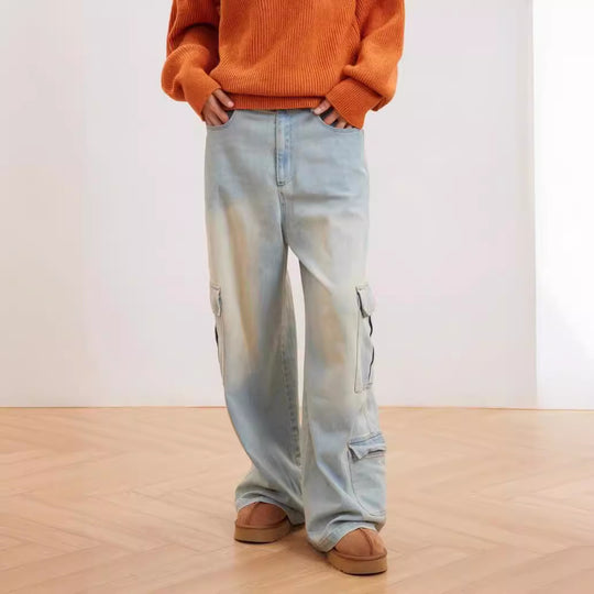 Damen gemütlicher Pullover mit hohem Kragen und Reißverschluss R&B